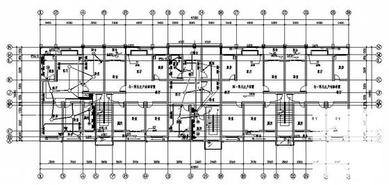 6层住宅楼电气设计CAD施工图纸(防雷接地系统) - 1