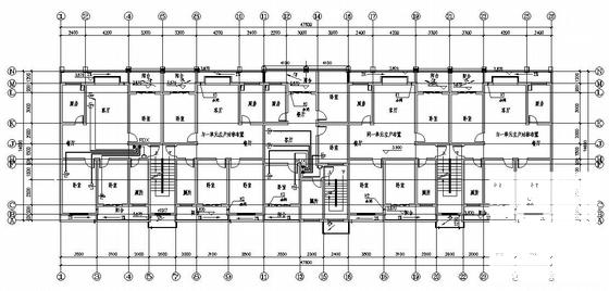 6层住宅楼电气设计CAD施工图纸(防雷接地系统) - 2