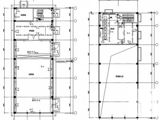 公司动力中心办公楼电气CAD施工图纸(防雷接地) - 1