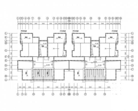 6层住宅楼电气CAD施工图纸（三级负荷） - 3