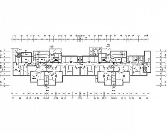 2万平高档住宅楼电气CAD施工图纸带人防（甲级院） - 2