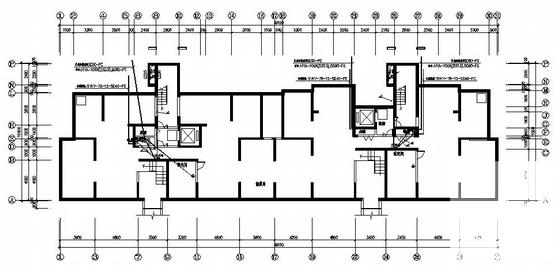 12层住宅楼电气CAD施工图纸(火灾自动报警) - 3