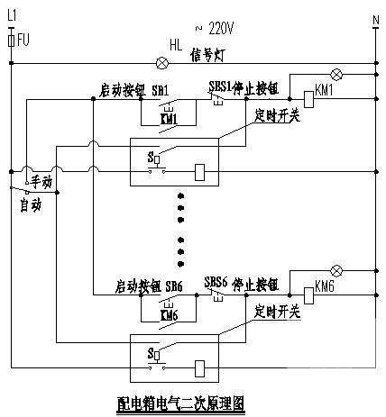 住宅小区景观电气CAD施工图纸（三级负荷） - 2