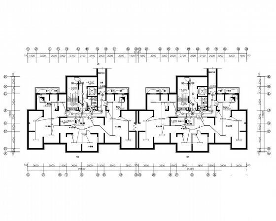 27层住宅楼电气CAD施工图纸（高79米）(控制箱原理图) - 1