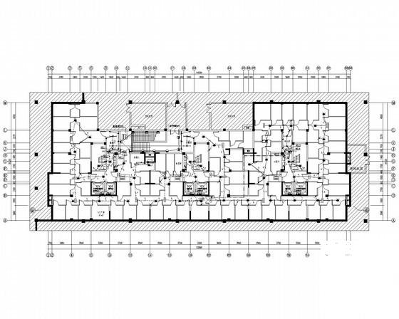 16层层高档住宅楼电气CAD施工图纸 - 1