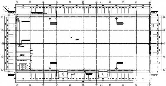 单层成片厂房电气CAD施工图纸（二级负荷） - 2