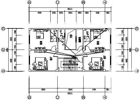 广南5层住宅楼建筑电气CAD施工图纸 - 3