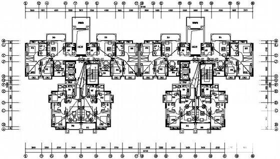 18层住宅楼电气CAD施工图纸(火灾自动报警) - 2