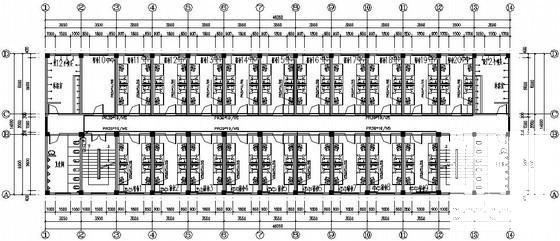 学院宿舍楼电气CAD施工图纸(防雷设备安装) - 2