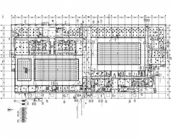 甲级设计院游泳馆电气CAD施工图纸 - 1