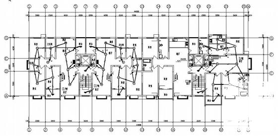 34.89米11层框架剪刀墙结构住宅楼电气CAD施工图纸(综合布线系统) - 1