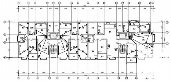 34.89米11层框架剪刀墙结构住宅楼电气CAD施工图纸(综合布线系统) - 2