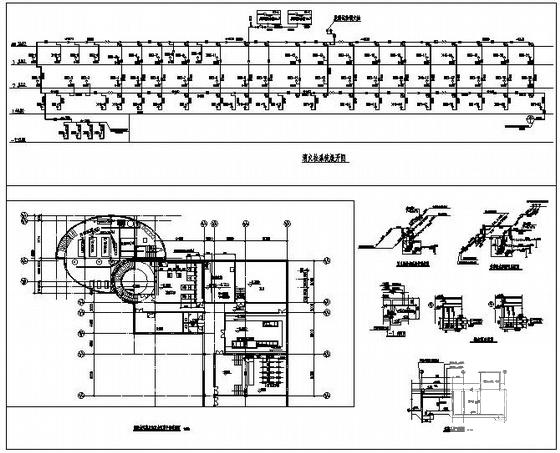 3层水上水上会所给排水CAD图纸(自动喷水灭火系统) - 2