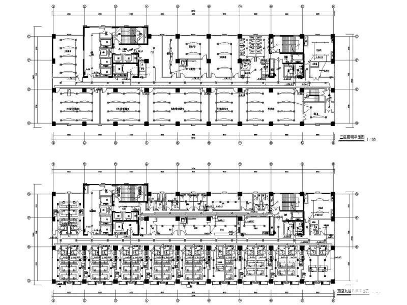 人民医院儿科病房楼电气CAD施工图纸（变电所、智能化） - 2