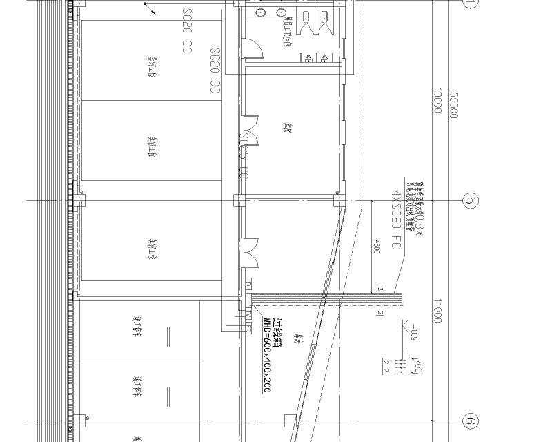 汽车经销店附属用房电气CAD施工图纸(报警系统) - 3