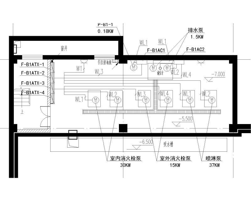 汽车经销店附属用房电气CAD施工图纸(报警系统) - 4