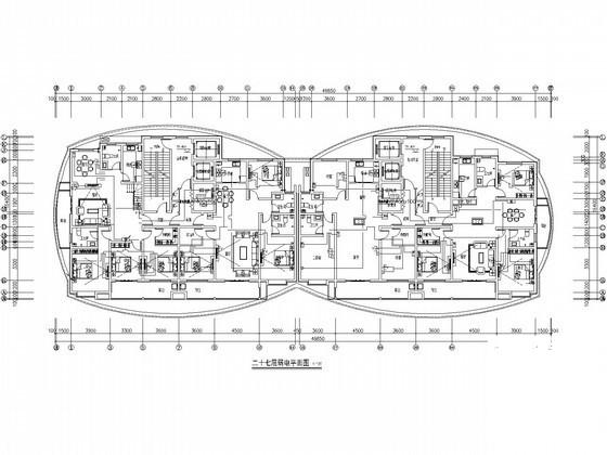 一类28层住宅楼电气CAD施工图纸 - 1