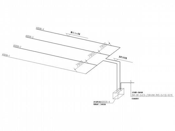 单层冷库电气CAD施工图纸(消防设计说明) - 5