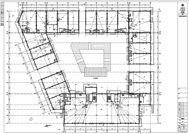 金融街综合楼电气施工CAD图纸(二层建筑) - 5