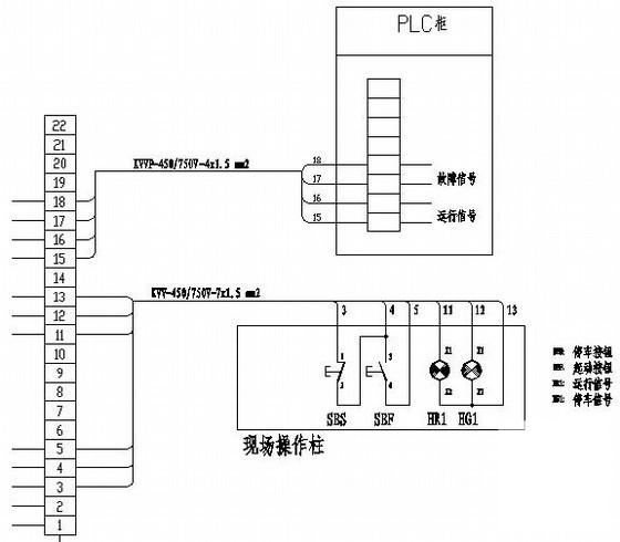 污水处理厂低压配电成套设计电气CAD图纸(二次控制原理) - 2