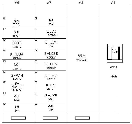 污水处理厂低压配电成套设计电气CAD图纸(二次控制原理) - 4