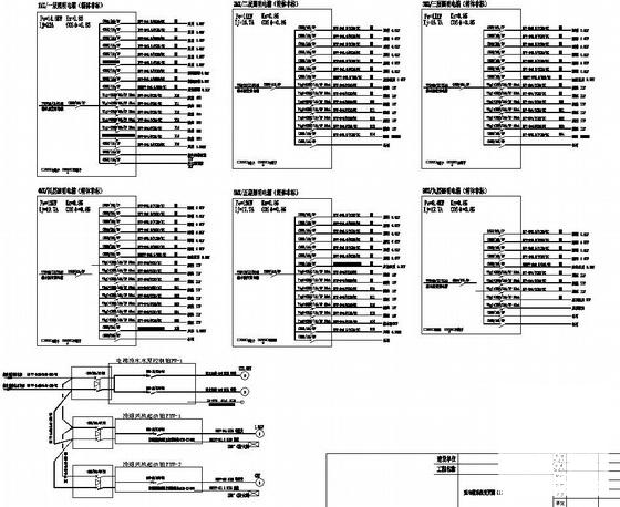 监督管理局10层办公楼装修电气CAD图纸(照明配电系统) - 3