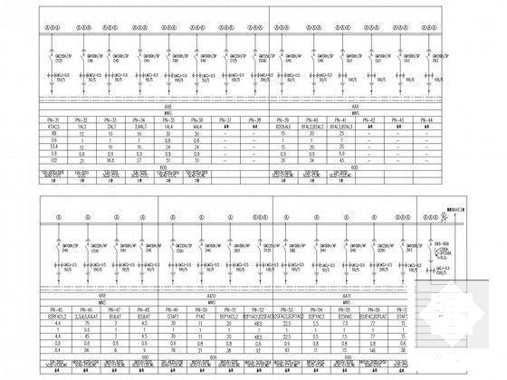 6层学校教学楼电气CAD施工图纸（二级负荷） - 4