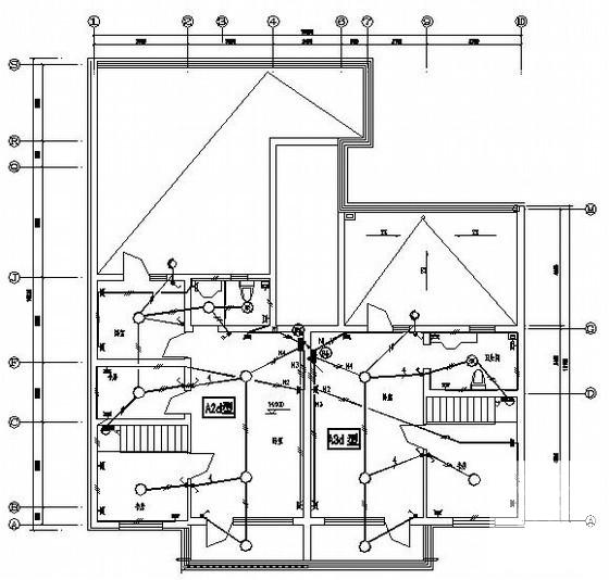 6层住宅楼电气CAD施工图纸 - 2