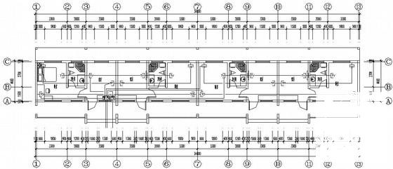 刚果（金）矿业区建筑群电气图纸83张（办公楼、宿舍、食堂）(火灾自动报警) - 3