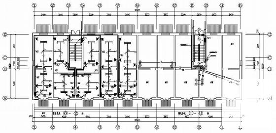 6层商住楼电气设计CAD施工图纸(防雷接地系统) - 2