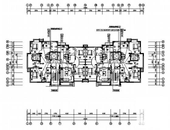 17层住宅楼电气设计CAD施工图纸(防雷接地系统) - 4