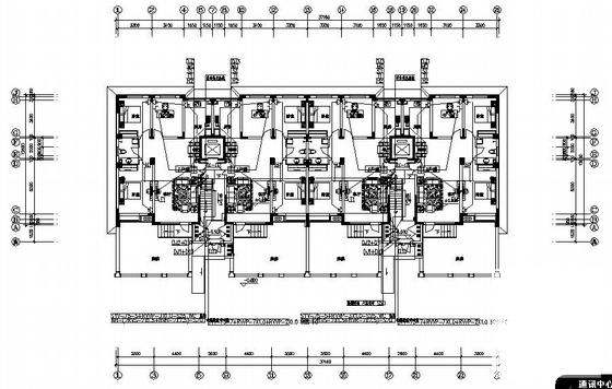 钢筋混凝土结构11层住宅楼电气CAD施工图纸(防雷接地系统) - 4