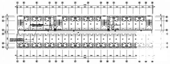 学院6层宿舍楼电气CAD施工图纸(防雷接地系统等) - 2