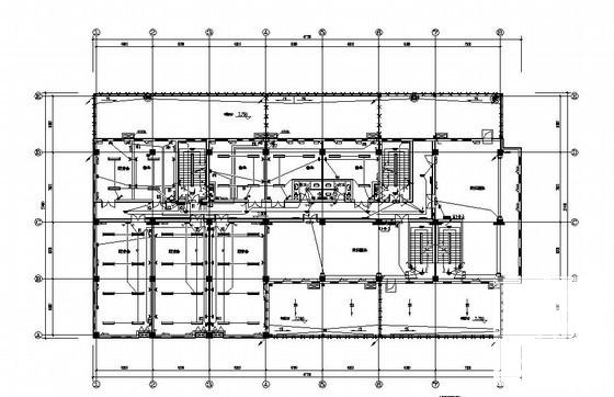 4层住宅小区物业服务中心办公楼电气CAD施工图纸(防雷接地系统) - 1