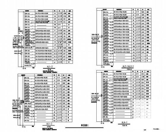 4层宾馆装修电气CAD施工图纸(配电系统) - 2