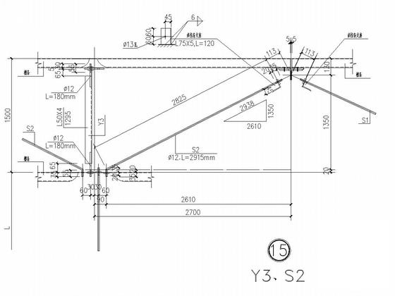 单跨门式钢架厂房设计参考CAD图纸 - 4