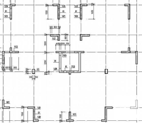 11层框剪结构住宅楼结构设计CAD施工图纸 - 3