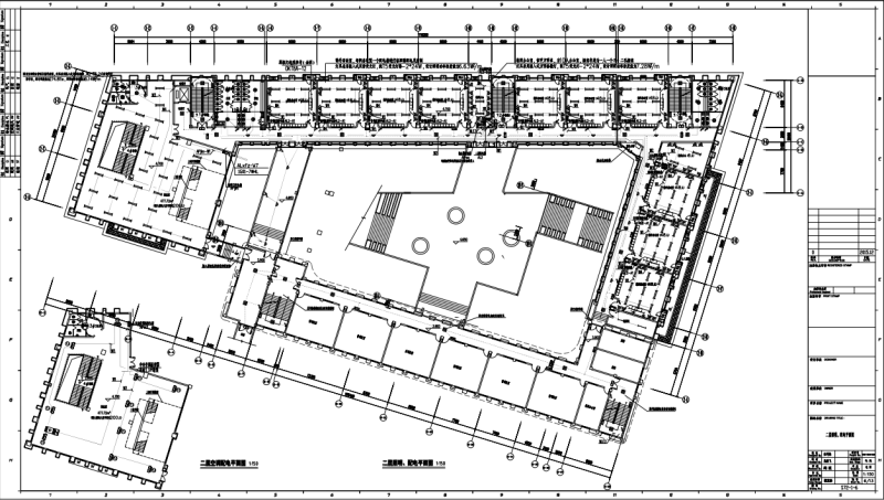 中学学校综合楼电气施工CAD图纸(框架结构) - 4