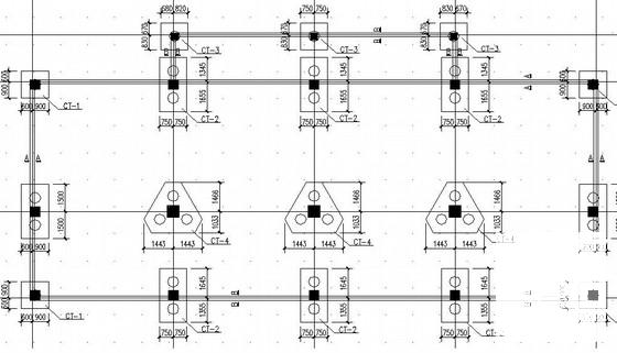 5层框架结构住宅楼结构设计CAD施工图纸 - 1