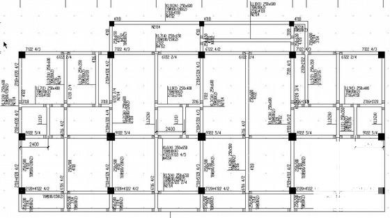 5层框架结构住宅楼结构设计CAD施工图纸 - 2