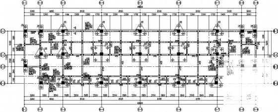 3层框架结构办公室结构设计CAD施工图纸 - 3