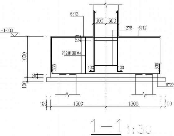 3层框架结构办公室结构设计CAD施工图纸 - 4