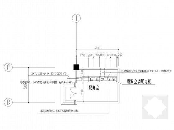 两层中学体育馆水电CAD施工图纸（虹吸雨水） - 5