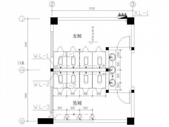 知名中学5层科技楼水电安装CAD施工图纸(电气设计说明) - 3