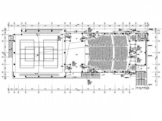 中学综合馆防排烟通风CAD施工图纸（甲级资质） - 4