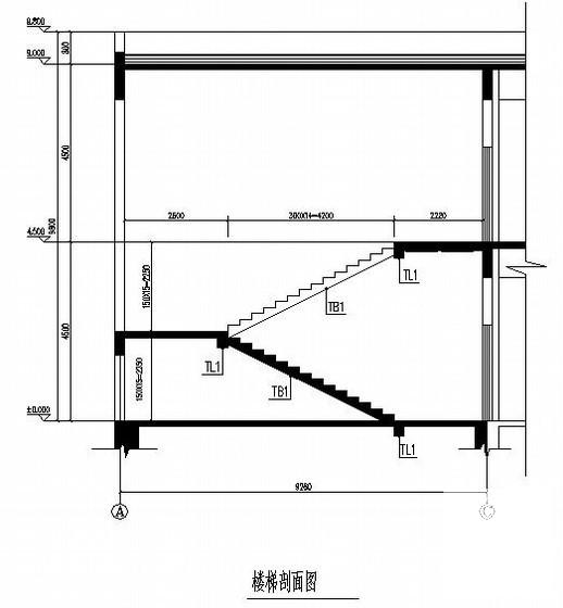 3层桩基础框架结构厂房结构CAD施工图纸 - 3