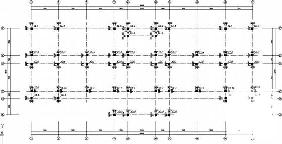 局部5层独立基础框架结构办公楼结构设计CAD施工图纸 - 1
