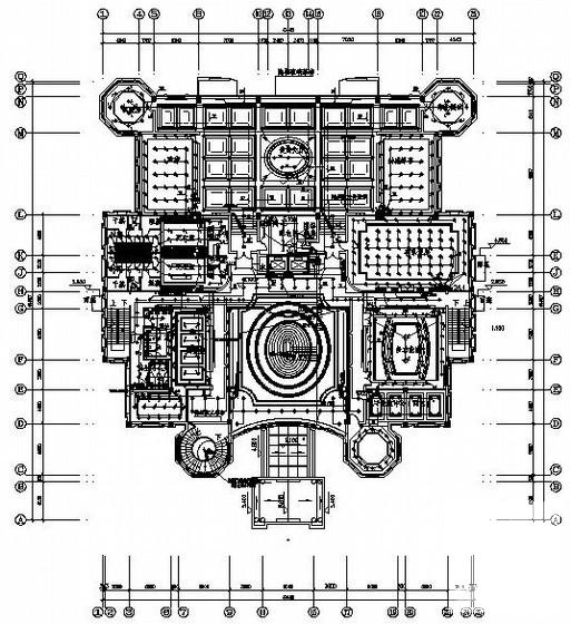 4层综合楼电气CAD施工图纸 - 1