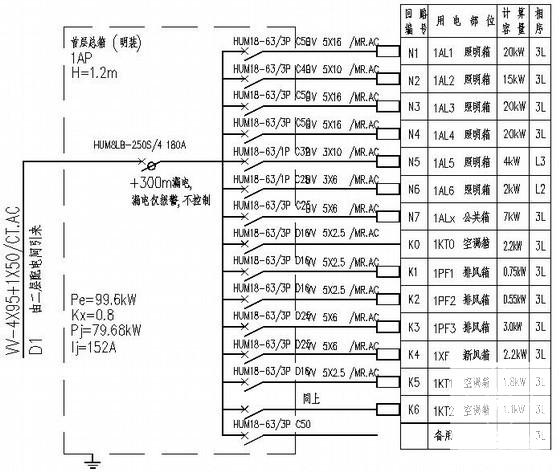 4层综合楼电气CAD施工图纸 - 4