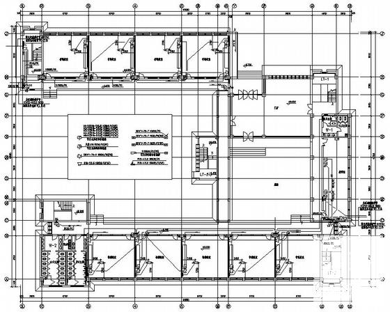 中学5层教学楼电气CAD施工图纸（三级负荷）(防雷接地系统) - 3